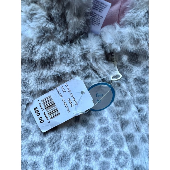 Carter’s Faux Fur Cheetah Pram Bag NWT - Picture 8 of 8